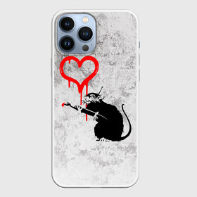 Чехол для iPhone 13 Pro Max с принтом BANKSY | БЭНКСИ | СЕРДЦЕ | LOVE в городе Новоалтайск,  |  | banksy | heart | бэнкси | сердце