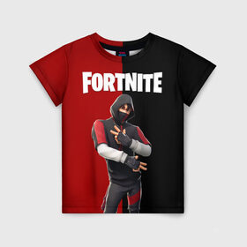 Детская футболка 3D с принтом FORTNITE IKONIK в городе Новоалтайск, 100% гипоаллергенный полиэфир | прямой крой, круглый вырез горловины, длина до линии бедер, чуть спущенное плечо, ткань немного тянется | fortnite | fortnite 2 | fortnite x маршмелло | ikonik | marshmello | ninja | ninja streamer | иконик | ниндзя | фортнайт | фортнайт 2 | фортнайт глава 2