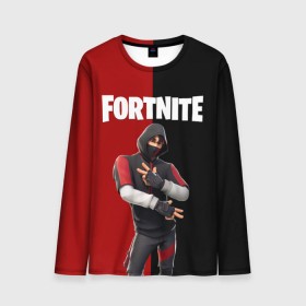 Мужской лонгслив 3D с принтом FORTNITE IKONIK в городе Новоалтайск, 100% полиэстер | длинные рукава, круглый вырез горловины, полуприлегающий силуэт | Тематика изображения на принте: fortnite | fortnite 2 | fortnite x маршмелло | ikonik | marshmello | ninja | ninja streamer | иконик | ниндзя | фортнайт | фортнайт 2 | фортнайт глава 2