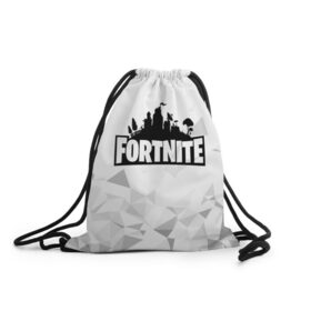 Рюкзак-мешок 3D с принтом FORTNITE в городе Новоалтайск, 100% полиэстер | плотность ткани — 200 г/м2, размер — 35 х 45 см; лямки — толстые шнурки, застежка на шнуровке, без карманов и подкладки | fnchap2 | fortnite | fortnite 2 | fortnite x | marshmello | маршмелло | фортнайт | фортнайт 2 | фортнайт глава 2