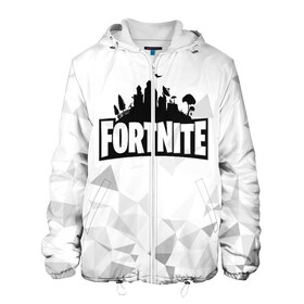 Мужская куртка 3D с принтом FORTNITE в городе Новоалтайск, ткань верха — 100% полиэстер, подклад — флис | прямой крой, подол и капюшон оформлены резинкой с фиксаторами, два кармана без застежек по бокам, один большой потайной карман на груди. Карман на груди застегивается на липучку | fnchap2 | fortnite | fortnite 2 | fortnite x | marshmello | маршмелло | фортнайт | фортнайт 2 | фортнайт глава 2