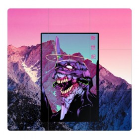 Магнитный плакат 3Х3 с принтом Evangelion2 в городе Новоалтайск, Полимерный материал с магнитным слоем | 9 деталей размером 9*9 см | Тематика изображения на принте: anime | eva | evangelion | neon genesis evangelion | аніме | аниме | анимэ | аска | ева | евангелион | рей | синдзи