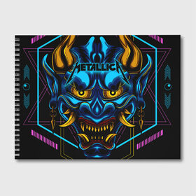 Альбом для рисования с принтом Metallica в городе Новоалтайск, 100% бумага
 | матовая бумага, плотность 200 мг. | Тематика изображения на принте: album | black | concert | heavy | kirk | metal | metallica | music | rock | tolls | джеймс хэтфилд | кирк хэмметт | клифф бёртон | ларс ульрих | метал | металлика | трэш