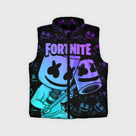 Детский жилет утепленный 3D с принтом FORTNITE MARSHMELLO в городе Новоалтайск,  |  | Тематика изображения на принте: chapter 2 | fortnite | marshmello | диджей | игры | маршмэллоу | молоток | фортнайт
