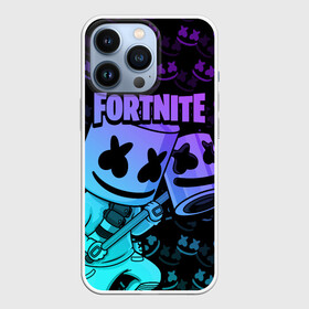 Чехол для iPhone 13 Pro с принтом FORTNITE MARSHMELLO в городе Новоалтайск,  |  | Тематика изображения на принте: chapter 2 | fortnite | marshmello | диджей | игры | маршмэллоу | молоток | фортнайт