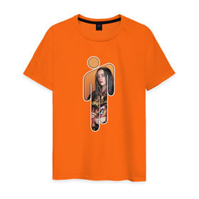 Мужская футболка хлопок с принтом Billie Eilish в городе Новоалтайск, 100% хлопок | прямой крой, круглый вырез горловины, длина до линии бедер, слегка спущенное плечо. | ayelish | bad guy | bellyache | bilie eilish | bilie elish | billie | billie eilish | eilish | elish | билли айлиш | билли эйлиш | элиш