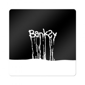 Магнит виниловый Квадрат с принтом Banksy в городе Новоалтайск, полимерный материал с магнитным слоем | размер 9*9 см, закругленные углы | art | banksy | street | street art | арт | бэнкси | стрит | стрит арт