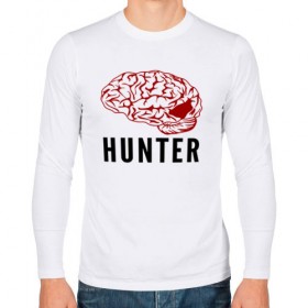 Мужской лонгслив хлопок с принтом Mindhunter в городе Новоалтайск, 100% хлопок |  | hunter | mind | mindhunter | netflix | мозг | охотник | охотник за разумом | разум | сериал