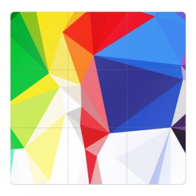 Магнитный плакат 3Х3 с принтом BACKGROUND COLOR в городе Новоалтайск, Полимерный материал с магнитным слоем | 9 деталей размером 9*9 см | abstract | abstraction | color | geometry | paitnt | polygon | polygonal | psy | абстракция | геометрия | краски | неоновые | полигоны | психоделика
