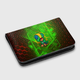Картхолдер с принтом с принтом Brawl Stars LEON в городе Новоалтайск, натуральная матовая кожа | размер 7,3 х 10 см; кардхолдер имеет 4 кармана для карт; | android | brawl stars | crow | games | leon | mobile game | stars | ворон | игры | леон | мобильные игры