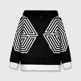 Детская толстовка 3D с принтом EXO в городе Новоалтайск, 100% полиэстер | двухслойный капюшон со шнурком для регулировки, мягкие манжеты на рукавах и по низу толстовки, спереди карман-кенгуру с мягким внутренним слоем | d.o | exo | exo cbx | exo k | exo m | exo sc | k pop | kpop | mama | бэкхён | ехо | к поп | кпоп | крис | кхаи | лухан | лэй | пэкхён | сехун | сиумин | сухо | тао | чханёль | чхен | эхо