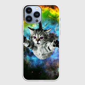 Чехол для iPhone 13 Pro Max с принтом КОСМИЧЕСКИЙ КОТ в городе Новоалтайск,  |  | Тематика изображения на принте: cat | cats | животные | киса | киска | кот | котики | коты | котэ | кошка | природа