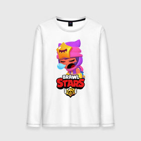 Мужской лонгслив хлопок с принтом BRAWL STARS - SANDY в городе Новоалтайск, 100% хлопок |  | brawl | bull | colt | crow | game | games | leon | online | penny | poco | sandy | shelly | spike | star | stars | wanted | брав | бравл | браво | звезда | звезды | игра | игры | лого | онлайн | сенди | старс | сэнди