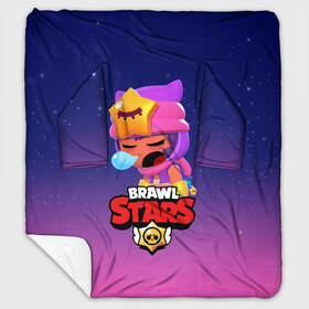 Плед с рукавами с принтом BRAWL STARS - SANDY в городе Новоалтайск, 100% полиэстер | Закругленные углы, все края обработаны. Ткань не мнется и не растягивается. Размер 170*145 | brawl | bull | colt | crow | game | games | leon | online | penny | poco | sandy | shelly | spike | star | stars | wanted | брав | бравл | браво | звезда | звезды | игра | игры | лого | онлайн | сенди | старс | сэнди