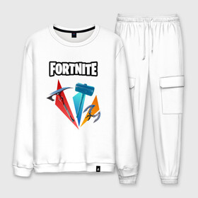 Мужской костюм хлопок с принтом Fortnite Battle Chapter 2 в городе Новоалтайск, 100% хлопок | на свитшоте круглая горловина, мягкая резинка по низу. Брюки заужены к низу, на них два вида карманов: два “обычных” по бокам и два объемных, с клапанами, расположенные ниже линии бедра. Брюки с мягкой трикотажной резинкой на поясе и по низу штанин. В поясе для дополнительного комфорта — широкие завязки | fortnite | fortnite 11 season | fortnite chapter 2 | game | island fortnite | битва | игра | карта | мир фортнайт | остров фортнайт | фортнайт | фортнайт 11 сезон | фортнайт часть 2
