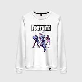 Женский свитшот хлопок с принтом Fortnite Battle Chapter 2 в городе Новоалтайск, 100% хлопок | прямой крой, круглый вырез, на манжетах и по низу широкая трикотажная резинка  | fortnite | fortnite 11 season | fortnite chapter 2 | game | island fortnite | битва | игра | карта | мир фортнайт | остров фортнайт | фортнайт | фортнайт 11 сезон | фортнайт часть 2