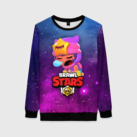 Женский свитшот 3D с принтом SANDY SPACE (Brawl Stars) в городе Новоалтайск, 100% полиэстер с мягким внутренним слоем | круглый вырез горловины, мягкая резинка на манжетах и поясе, свободная посадка по фигуре | brawl | bull | colt | crow | game | games | leon | online | penny | poco | sandy | shelly | spike | star | stars | wanted | брав | бравл | браво | звезда | звезды | игра | игры | лого | онлайн | сенди | старс | сэнди