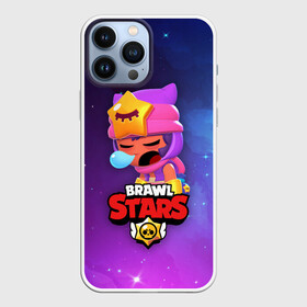 Чехол для iPhone 13 Pro Max с принтом SANDY SPACE (Brawl Stars) в городе Новоалтайск,  |  | Тематика изображения на принте: brawl | bull | colt | crow | game | games | leon | online | penny | poco | sandy | shelly | spike | star | stars | wanted | брав | бравл | браво | звезда | звезды | игра | игры | лого | онлайн | сенди | старс | сэнди