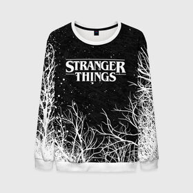 Мужской свитшот 3D с принтом STRANGER THINGS в городе Новоалтайск, 100% полиэстер с мягким внутренним слоем | круглый вырез горловины, мягкая резинка на манжетах и поясе, свободная посадка по фигуре | 11 | stranger things | одди | одиннадцатая | очень странные дела | сериалы