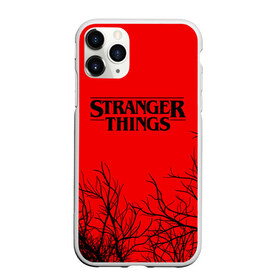 Чехол для iPhone 11 Pro Max матовый с принтом STRANGER THINGS в городе Новоалтайск, Силикон |  | 011 | 11 | netflix | stranger things | демогоргон | нетфликс | одди | одиннадцатая | очень странные дела | сериалы