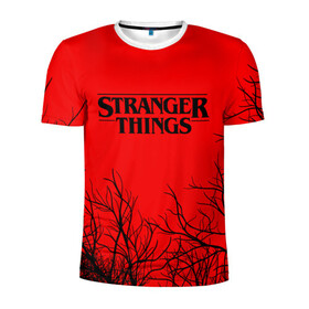 Мужская футболка 3D спортивная с принтом STRANGER THINGS | ОЧЕНЬ СТРАННЫЕ ДЕЛА в городе Новоалтайск, 100% полиэстер с улучшенными характеристиками | приталенный силуэт, круглая горловина, широкие плечи, сужается к линии бедра | 011 | 11 | netflix | stranger things | демогоргон | нетфликс | одди | одиннадцатая | очень странные дела | сериалы