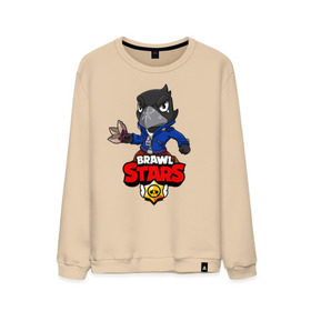 Мужской свитшот хлопок с принтом BRAWL STARS CROW в городе Новоалтайск, 100% хлопок |  | Тематика изображения на принте: brawl stars | brawl stars crow | brawler | crow | бравл старз | бравлер | ворон