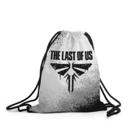 Рюкзак-мешок 3D с принтом THE LAST OF US в городе Новоалтайск, 100% полиэстер | плотность ткани — 200 г/м2, размер — 35 х 45 см; лямки — толстые шнурки, застежка на шнуровке, без карманов и подкладки | cicadas | fireflies | naughty dog | the last of us | the last of us part 2 | джоэл | последние из нас | цикады | элли