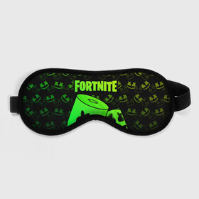 Маска для сна 3D с принтом FORTNITE MARSHMELLO в городе Новоалтайск, внешний слой — 100% полиэфир, внутренний слой — 100% хлопок, между ними — поролон |  | chapter 2 | fortnite | marshmello | диджей | игры | маршмэллоу | молоток | фортнайт
