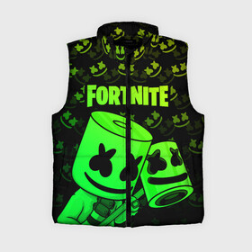 Женский жилет утепленный 3D с принтом FORTNITE MARSHMELLO в городе Новоалтайск,  |  | Тематика изображения на принте: chapter 2 | fortnite | marshmello | диджей | игры | маршмэллоу | молоток | фортнайт
