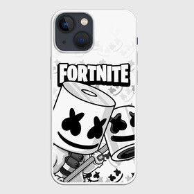 Чехол для iPhone 13 mini с принтом FORTNITE MARSHMELLO в городе Новоалтайск,  |  | chapter 2 | fortnite | marshmello | диджей | игры | маршмэллоу | молоток | фортнайт