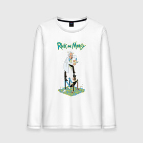 Мужской лонгслив хлопок с принтом Rick and Morty в городе Новоалтайск, 100% хлопок |  | dsgnosadchaya | rick  morty | vdosadir | джастин ройланд | дэн хармон | миссикс | плюмбус | рик и морти