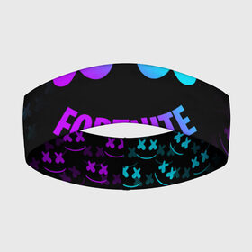 Повязка на голову 3D с принтом FORTNITE x MARSHMELLO в городе Новоалтайск,  |  | fortnite | fortnite 2 | fortnite x маршмелло | ikonik | marshmello | ninja | ninja streamer | иконик | ниндзя | фортнайт | фортнайт 2 | фортнайт глава 2