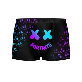 Мужские трусы 3D с принтом FORTNITE x MARSHMELLO в городе Новоалтайск, 50% хлопок, 50% полиэстер | классическая посадка, на поясе мягкая тканевая резинка | Тематика изображения на принте: fortnite | fortnite 2 | fortnite x маршмелло | ikonik | marshmello | ninja | ninja streamer | иконик | ниндзя | фортнайт | фортнайт 2 | фортнайт глава 2