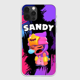 Чехол для iPhone 12 Pro Max с принтом BRAWL STARS - SANDY (Space) в городе Новоалтайск, Силикон |  | Тематика изображения на принте: brawl | bull | colt | crow | game | games | leon | online | penny | poco | sandy | shelly | spike | star | stars | wanted | брав | бравл | браво | звезда | звезды | игра | игры | лого | онлайн | сенди | старс | сэнди