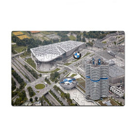 Пазл магнитный 126 элементов с принтом BMW city в городе Новоалтайск, полимерный материал с магнитным слоем | 126 деталей, размер изделия —  180*270 мм | Тематика изображения на принте: bmw | buildings | city | germany | munich | prestige | бмв | германия | город | здания | мюнхен | престиж