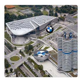 Магнитный плакат 3Х3 с принтом BMW city в городе Новоалтайск, Полимерный материал с магнитным слоем | 9 деталей размером 9*9 см | bmw | buildings | city | germany | munich | prestige | бмв | германия | город | здания | мюнхен | престиж