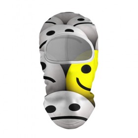 Балаклава 3D с принтом EMOJI 2019 в городе Новоалтайск, 100% полиэстер, ткань с особыми свойствами — Activecool | плотность 150–180 г/м2; хорошо тянется, но при этом сохраняет форму. Закрывает шею, вокруг отверстия для глаз кайма. Единый размер | emoji | настроение | позитив | смайлики | смайлы | стикеры | текстура смайл | улыбки | фон смайл | эмодзи