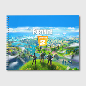 Альбом для рисования с принтом FORTNITE 2 ЧАСТЬ (2 СТОРОНЫ) в городе Новоалтайск, 100% бумага
 | матовая бумага, плотность 200 мг. | 1 сезон | 11 сезон | 2 часть | battle | chapter 2 | fort | fortnite | fortnite 2 | royale | season 11 | битва | королевская | форт | фортнайт