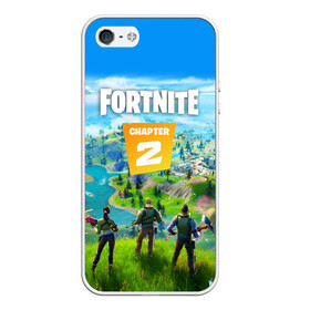 Чехол для iPhone 5/5S матовый с принтом FORTNITE 2 ЧАСТЬ (2 СТОРОНЫ) в городе Новоалтайск, Силикон | Область печати: задняя сторона чехла, без боковых панелей | 1 сезон | 11 сезон | 2 часть | battle | chapter 2 | fort | fortnite | fortnite 2 | royale | season 11 | битва | королевская | форт | фортнайт