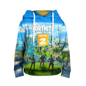 Детская толстовка 3D с принтом FORTNITE 2 ЧАСТЬ (2 СТОРОНЫ) в городе Новоалтайск, 100% полиэстер | двухслойный капюшон со шнурком для регулировки, мягкие манжеты на рукавах и по низу толстовки, спереди карман-кенгуру с мягким внутренним слоем | 1 сезон | 11 сезон | 2 часть | battle | chapter 2 | fort | fortnite | fortnite 2 | royale | season 11 | битва | королевская | форт | фортнайт