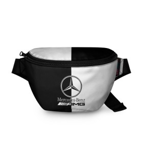 Поясная сумка 3D с принтом MERCEDES-BENZ в городе Новоалтайск, 100% полиэстер | плотная ткань, ремень с регулируемой длиной, внутри несколько карманов для мелочей, основное отделение и карман с обратной стороны сумки застегиваются на молнию | amg | benz | mercedes | амг | бенз | бенс | бенц | гелик | мерин | мерс | мерседес