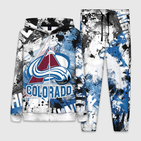 Женский костюм 3D с принтом Колорадо Эвеланш в городе Новоалтайск,  |  | avalanche | colorado | colorado avalanche | hockey | nhl | usa | колорадо | колорадо эвеланш | нхл | спорт | сша | хоккей | шайба | эвеланш
