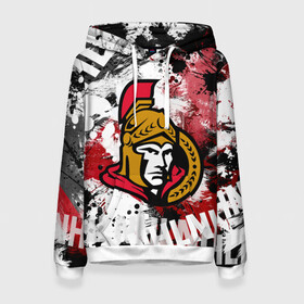 Женская толстовка 3D Оттава Сенаторз: в городе Новоалтайск, 100% полиэстер  | двухслойный капюшон со шнурком для регулировки, мягкие манжеты на рукавах и по низу толстовки, спереди карман-кенгуру с мягким внутренним слоем. | hockey | nhl | ottawa | ottawa senators | senators | usa | нхл | оттава | оттава сенаторз | сенаторз | спорт | сша | хоккей | шайба