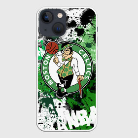 Чехол для iPhone 13 mini Бостон Селтикс: в городе Новоалтайск,  |  | boston | boston celtics | celtics | nba | баскетбол | бостон | бостон селтикс | нба | селтикс