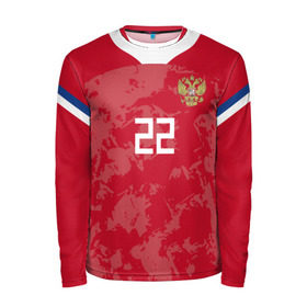 Мужской лонгслив 3D с принтом Dzyuba home EURO 2020 в городе Новоалтайск, 100% полиэстер | длинные рукава, круглый вырез горловины, полуприлегающий силуэт | championship | cup | dzyuba | russia | tdrfifa19 | world | артем | дзюба | европы | мира | мундиаль | россия | чемпионат