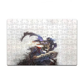 Пазл магнитный 126 элементов с принтом Darksiders Genesis в городе Новоалтайск, полимерный материал с магнитным слоем | 126 деталей, размер изделия —  180*270 мм | Тематика изображения на принте: darksiders | genesis | horsemen of the apocalypse | strife | war | война | всадники апокалипсиса | раздор
