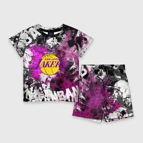 Детский костюм с шортами 3D с принтом Лос Анджелес Лейкерс, Los Angeles Lakers в городе Новоалтайск,  |  | lakers | los angeles | los angeles lakers | nba | баскетбол | лейкерс | лос анджелес | лос анджелес лейкерс | нба