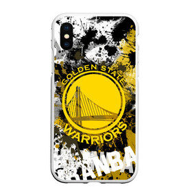 Чехол для iPhone XS Max матовый с принтом Голден Стэйт Уорриорз в городе Новоалтайск, Силикон | Область печати: задняя сторона чехла, без боковых панелей | golden state | nba | warriors | баскетбол | голден стэйт | голден стэйт уорриорз | нба | уорриорз