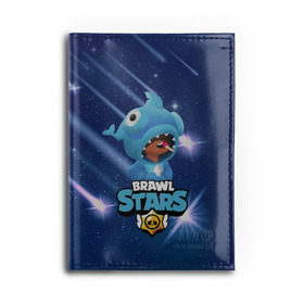Обложка для автодокументов с принтом Leon (Brawl Stars) в городе Новоалтайск, натуральная кожа |  размер 19,9*13 см; внутри 4 больших “конверта” для документов и один маленький отдел — туда идеально встанут права | Тематика изображения на принте: brawl stars | crow | game | leon | бравл | бравл стар | бравл старс | ворон | ворона | детская | детям | игра | компьютерная игра | кров | леон | персонаж | развлечение