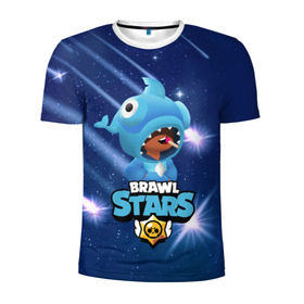 Мужская футболка 3D спортивная с принтом Leon (Brawl Stars) в городе Новоалтайск, 100% полиэстер с улучшенными характеристиками | приталенный силуэт, круглая горловина, широкие плечи, сужается к линии бедра | brawl stars | crow | game | leon | бравл | бравл стар | бравл старс | ворон | ворона | детская | детям | игра | компьютерная игра | кров | леон | персонаж | развлечение